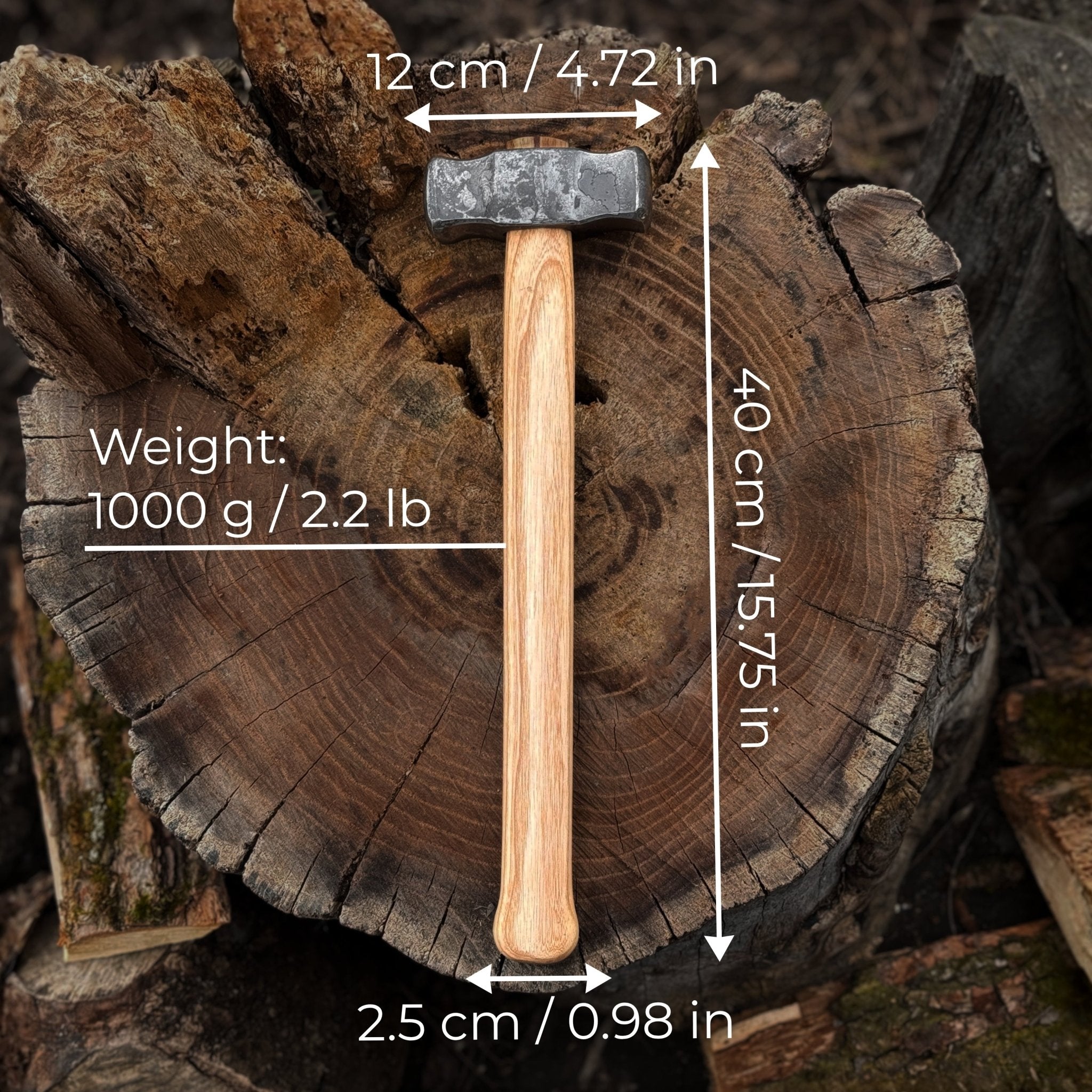 Hand-Forged Double Blacksmith&