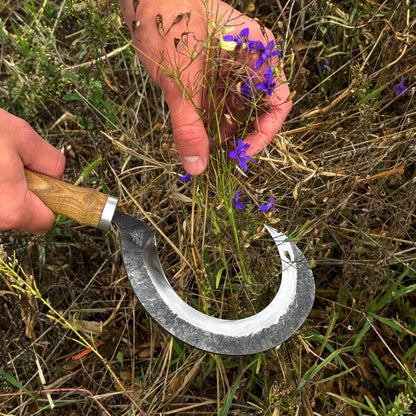 Hand-Forged Small Sickle, ⌀9 cm (3.54 inches)