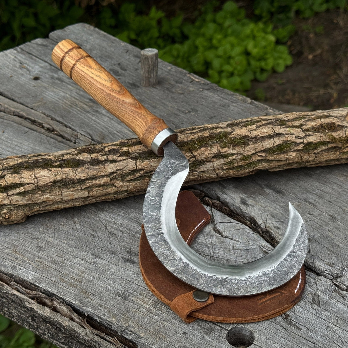 Hand-Forged Small Sickle, ⌀9 cm (3.54 inches)