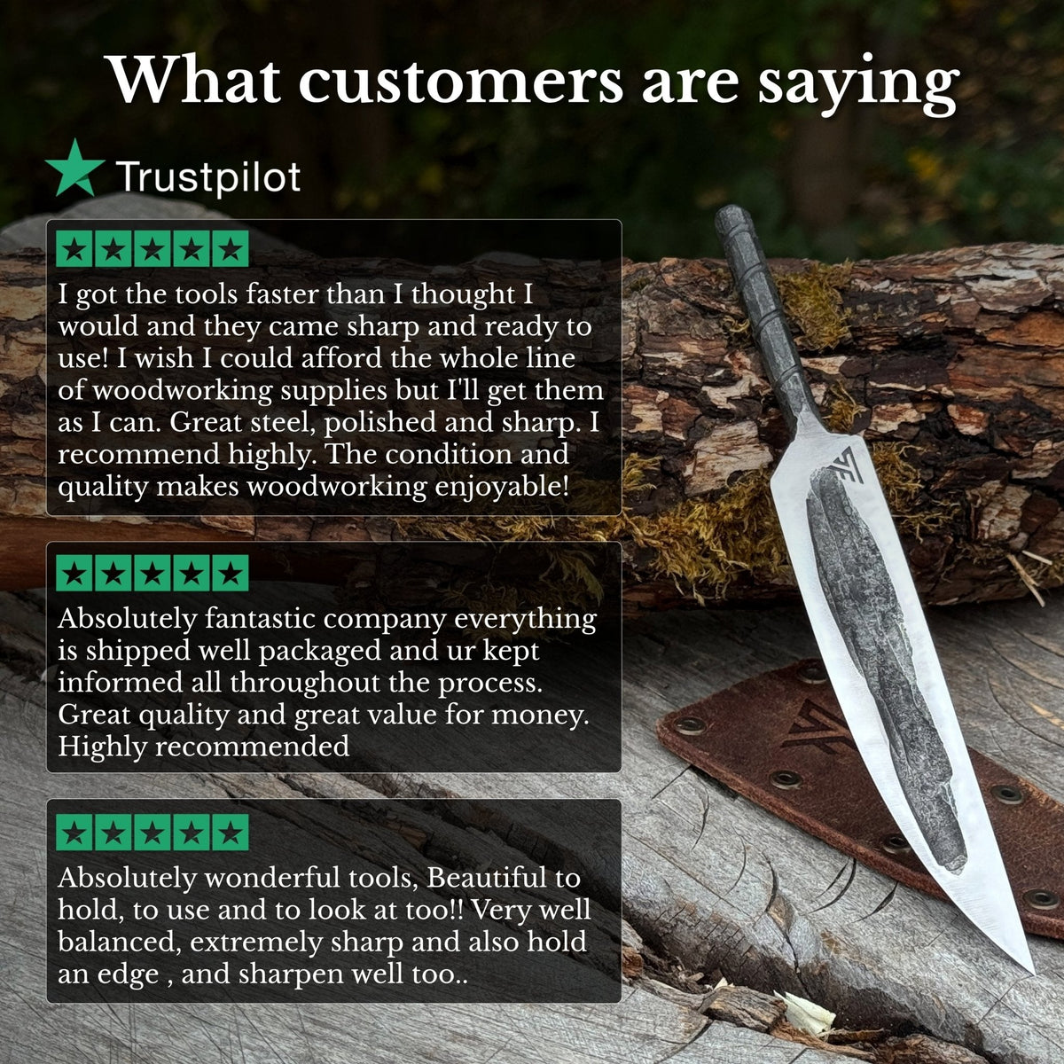 Hand-Forged Yakut Blade with Leather Sheath, 10 cm (3.93 inches)