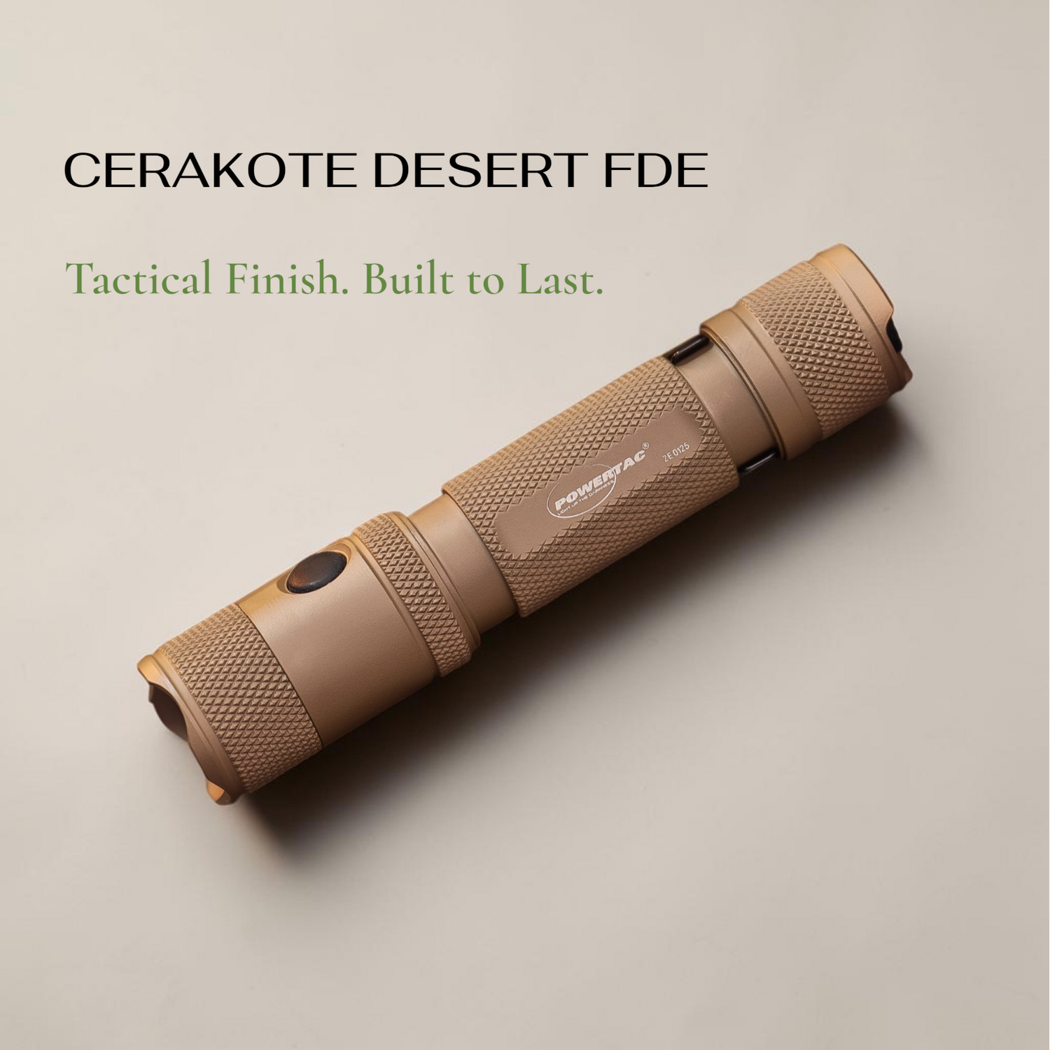 Powertac M5 Gen3 Tactical EDC Flashlight | 2030LM Super Bright | Auto-Magnetic Charge | IPX8 Waterproof &amp; 2M Drop Resistant | 1-Inch Picatinny Mount Compatible