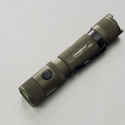 Powertac M5 Gen3 Tactical EDC Flashlight | 2030LM Super Bright | Auto-Magnetic Charge | IPX8 Waterproof &amp; 2M Drop Resistant | 1-Inch Picatinny Mount Compatible