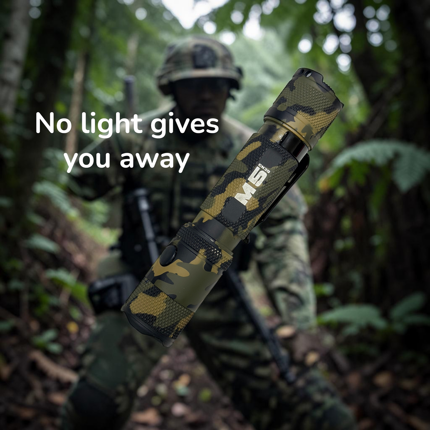 Powertac M5 Gen3 Tactical EDC Flashlight | 2030 Lumens