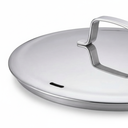 5-Ply Stainless Stock Pot with Lid, 7-Qt