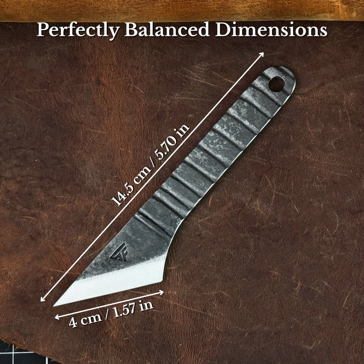Marking Knife Kiridashi with leather sheath, 4 cm (1.57 inches)