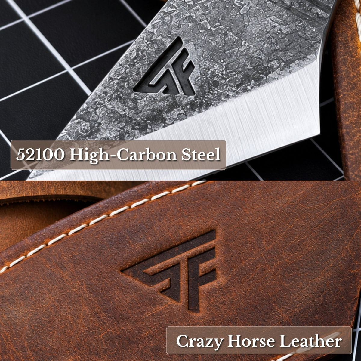 Marking Knife Kiridashi with leather sheath, 4 cm (1.57 inches)