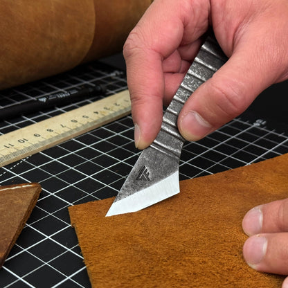 Marking Knife Kiridashi with leather sheath, 4 cm (1.57 inches)