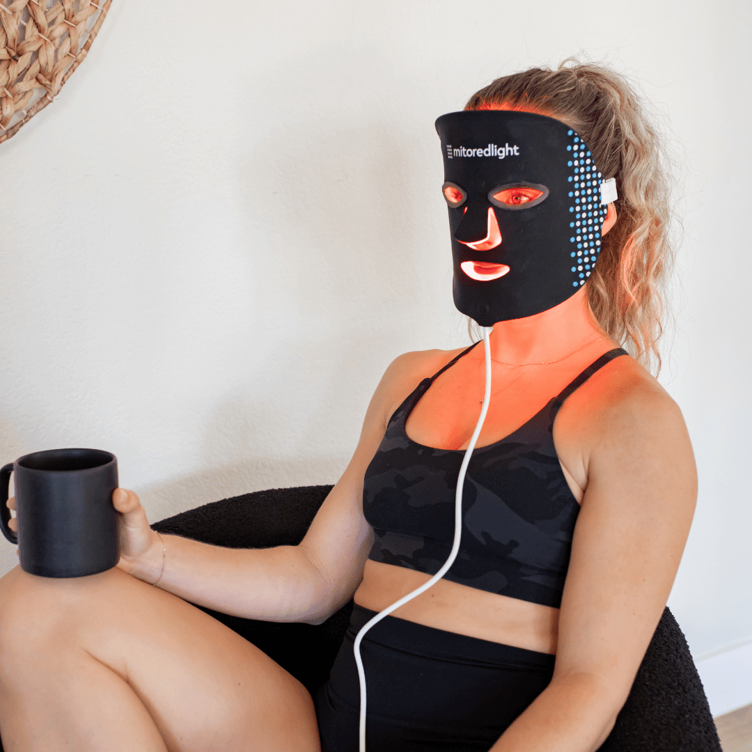 MitoCLEAR® Red Light Therapy Mask | With Blue Light Therapy for Acne