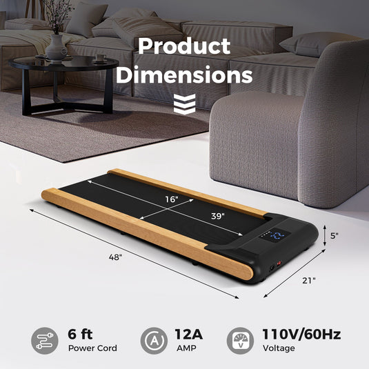 3-in-1 Walking Pad with Remote and Smart APP Control for Home Office ...
