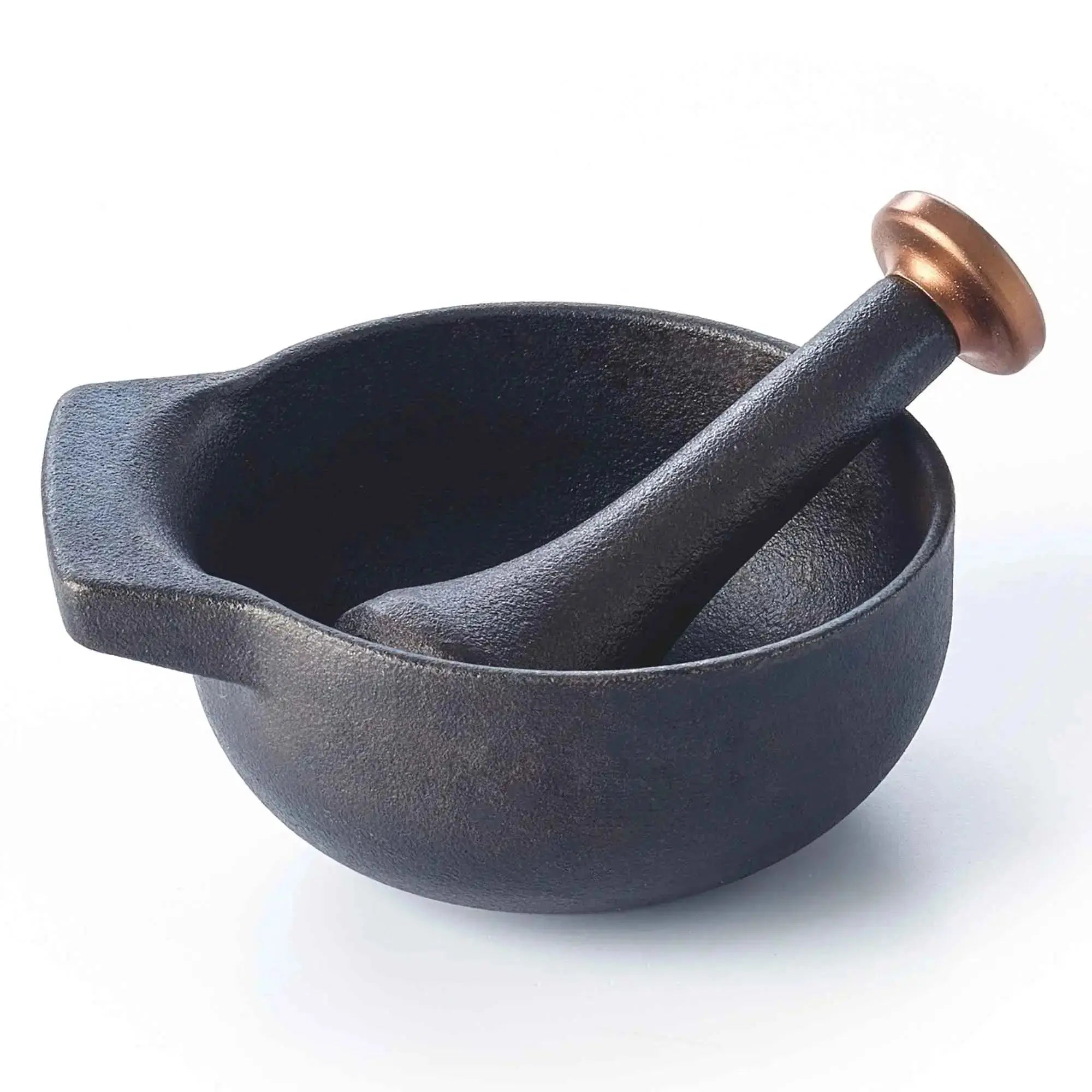 Enameled Cast Iron Mortar &amp; Pestle Set, 2-Cup
