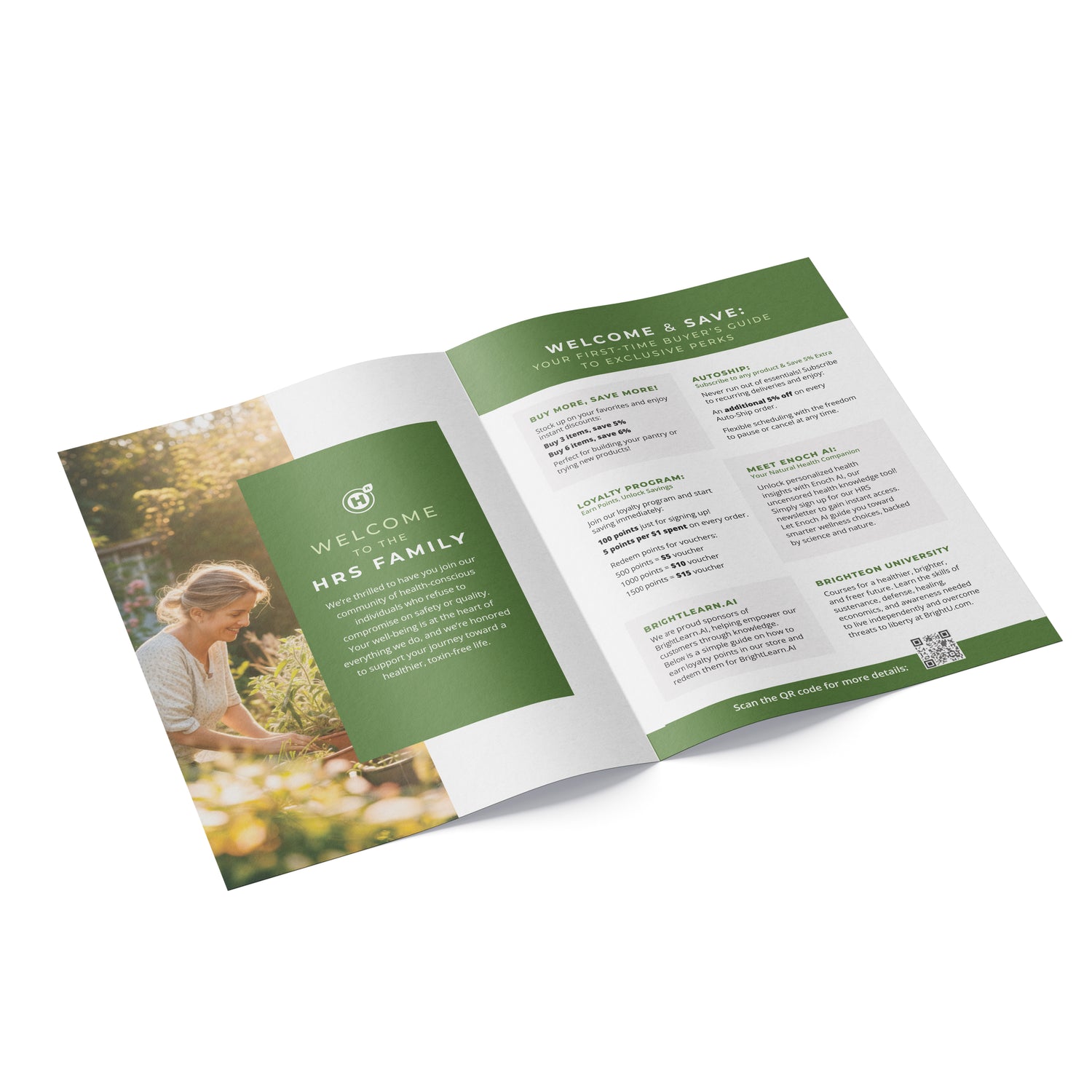 HRS New Customer Coupon Pamphlet