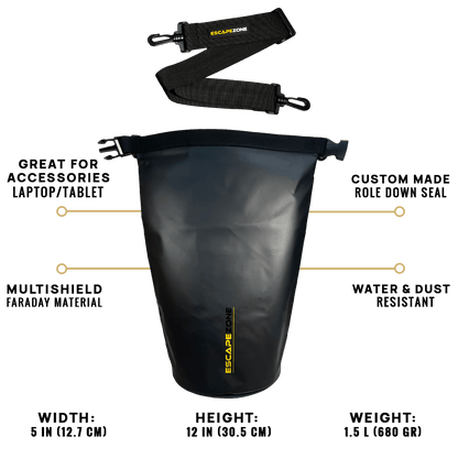 EscapeZone Faraday Dry Bag – 10 Liter