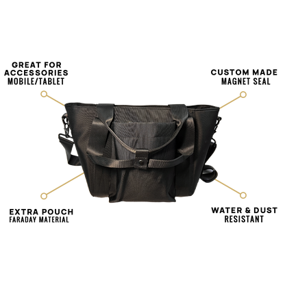 Stylish Women’s Handbag with Faraday Pockets (small)