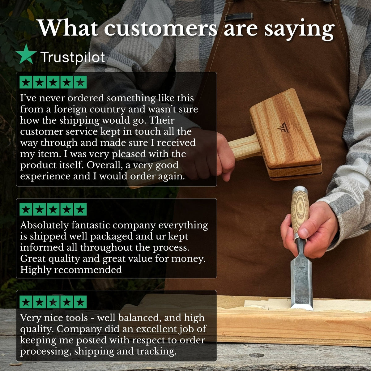 Quiet 23 oz Wooden Mallet (Mallet Tool)