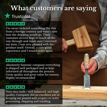 Quiet 23 oz Wooden Mallet (Mallet Tool)