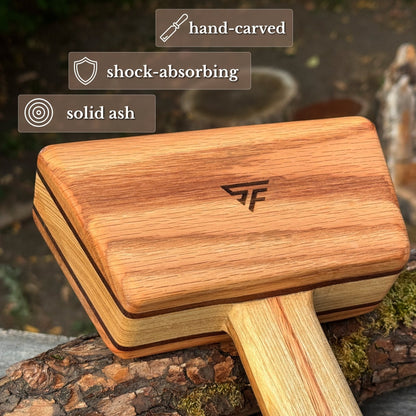 Quiet 23 oz Wooden Mallet (Mallet Tool)