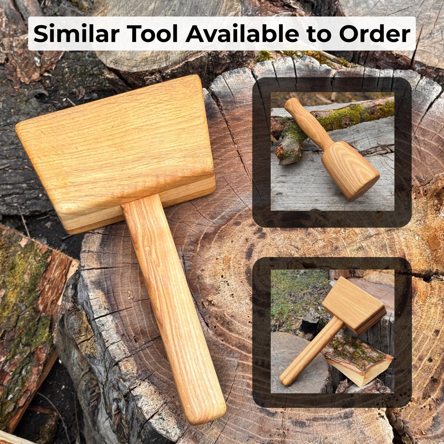 Quiet 35 oz Wooden Mallet (Mallet Tool)