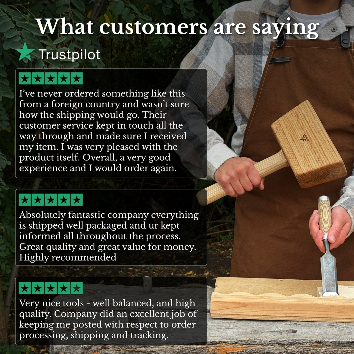 Quiet 35 oz Wooden Mallet (Mallet Tool)