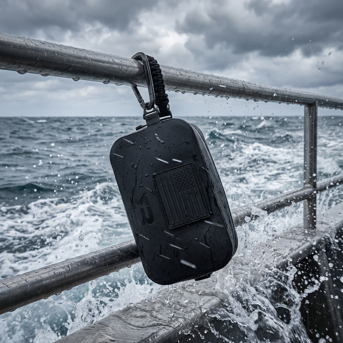 Waterproof Admin Pouch, IP67 Zipper Organizer for Electronics, Cables, Chargers, Travel Essentials and Everyday Carry