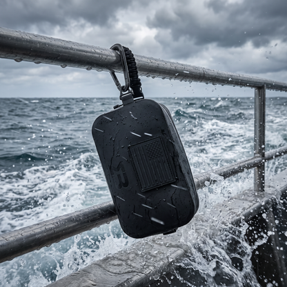 Waterproof Admin Pouch, IP67 Zipper Organizer for Electronics, Cables, Chargers, Travel Essentials and Everyday Carry