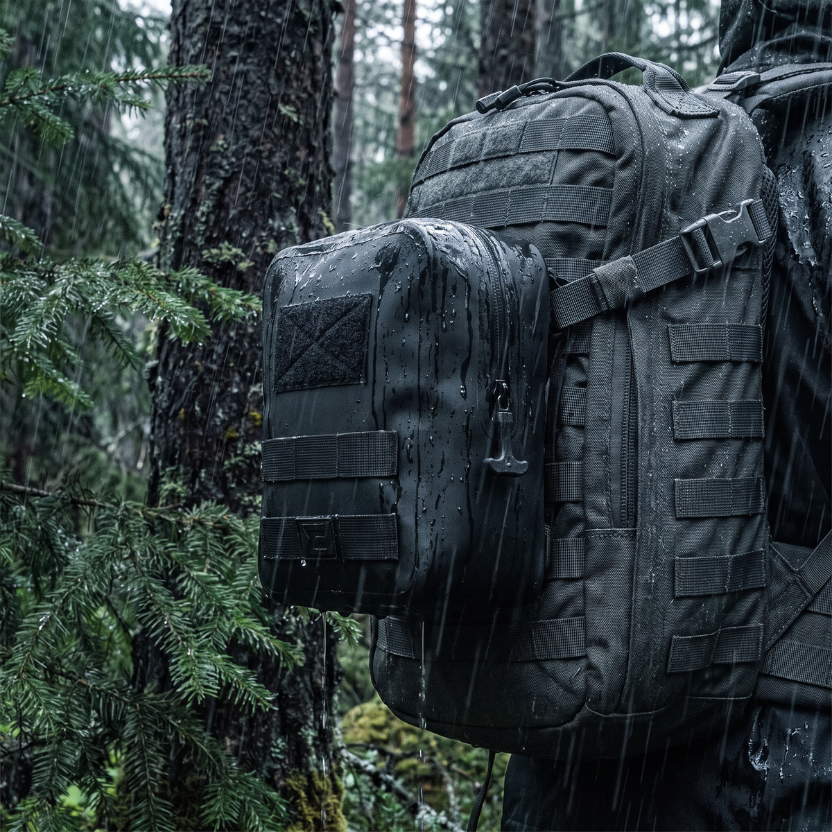 SealBags Large Water Resistant Tactical MOLLE Pouch