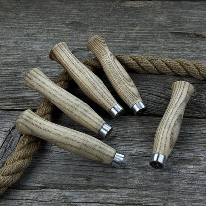 Set of 5 Ash Handles – Ideal for Carving Knives &amp; Hand Tool Repair