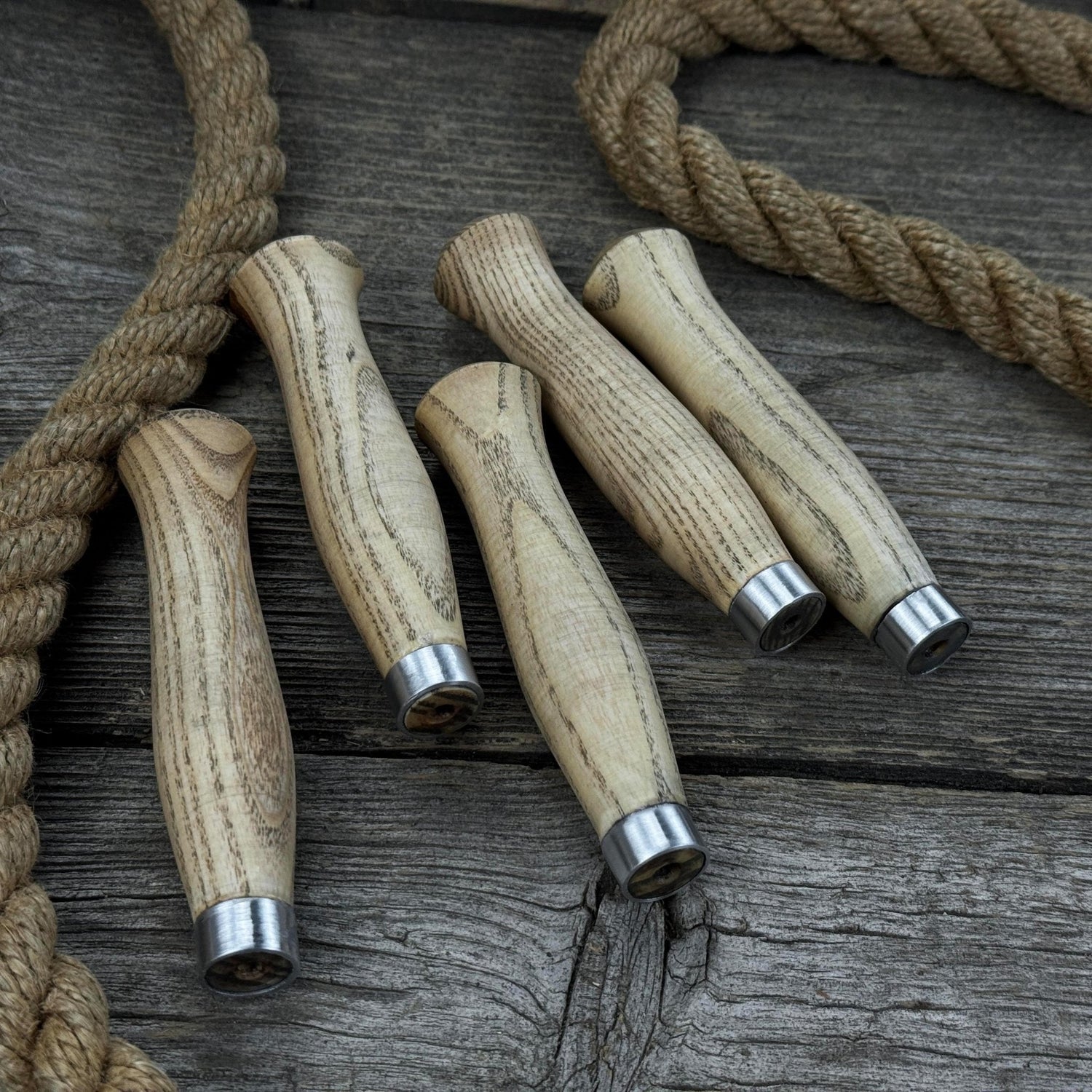 Set of 5 Ash Handles – Ideal for Carving Knives &amp; Hand Tool Repair
