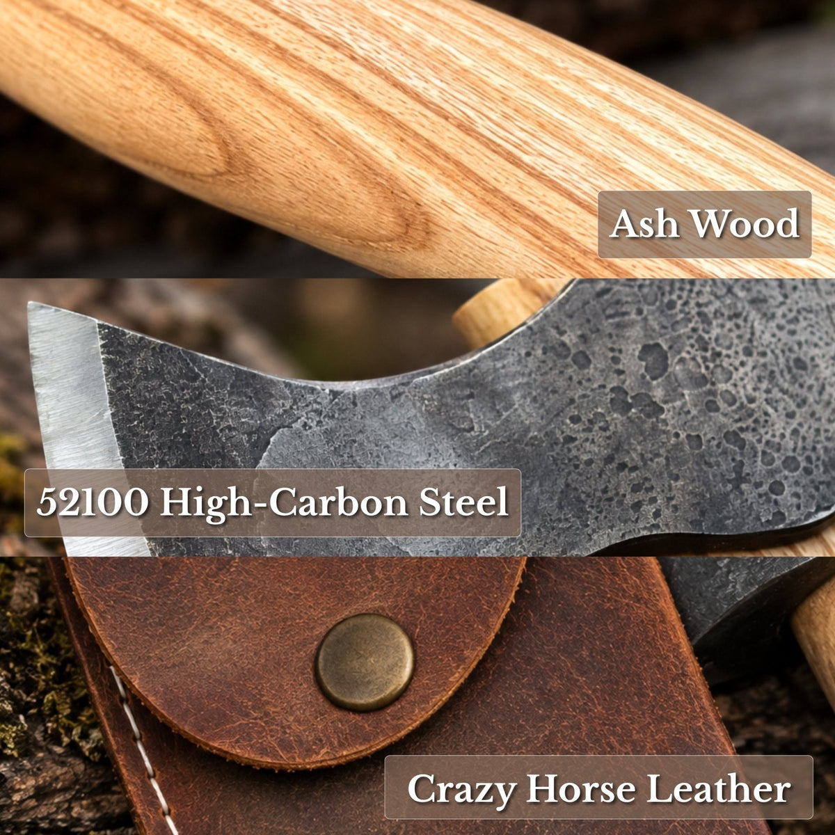 Small Carving Axe, 0.54 kg (1.19 lbs)