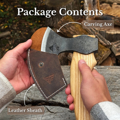 Small Carving Axe, 0.54 kg (1.19 lbs)