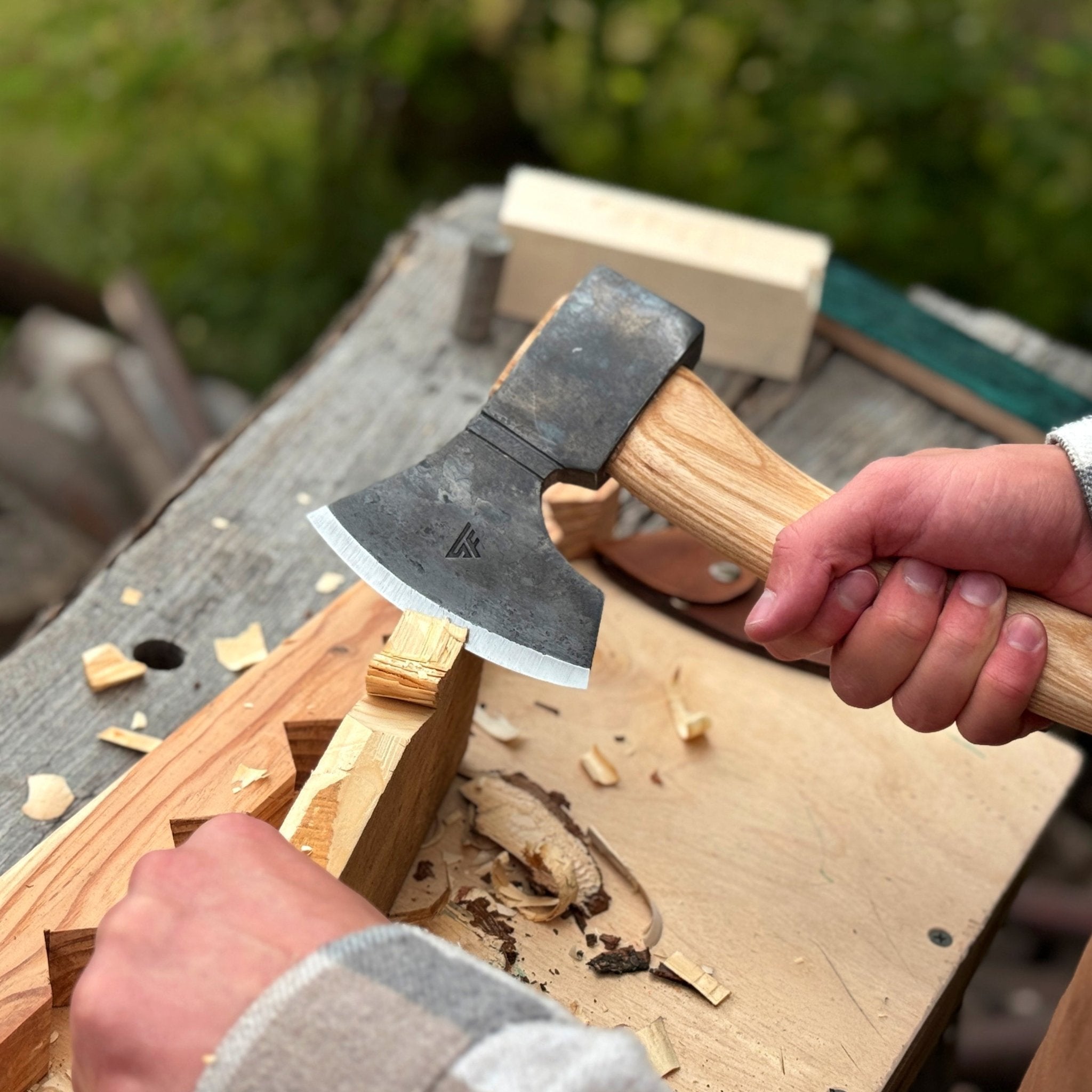 Small Carving Axe, 0.65 kg (1.43 lb)