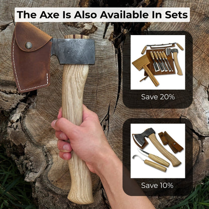 Small Carving Axe, 0.65 kg (1.43 lb)