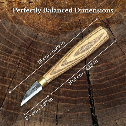 Small Chip Carving Knife, 3.5 cm (1.38 inches)