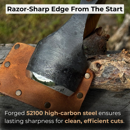 Small Kuksa Adze with Deep Curved (Round) Blade, 4.5 cm (1.8 in)
