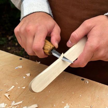 Small Sloyd Carving Knife, Blade 6.5 cm (2.56 inches)