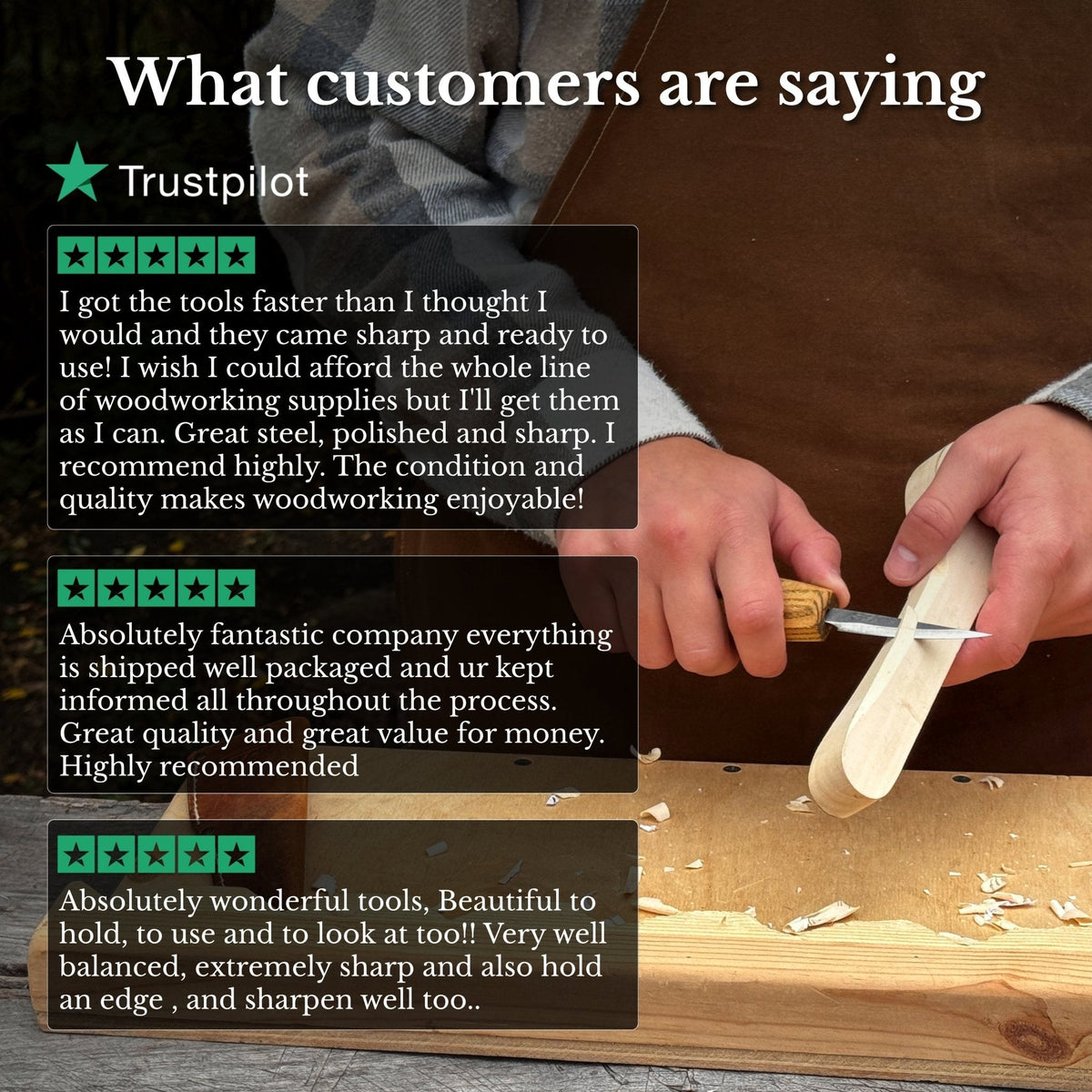 Small Sloyd Carving Knife, Blade 6.5 cm (2.56 inches)