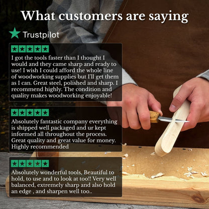 Small Sloyd Carving Knife, Blade 6.5 cm (2.56 inches)