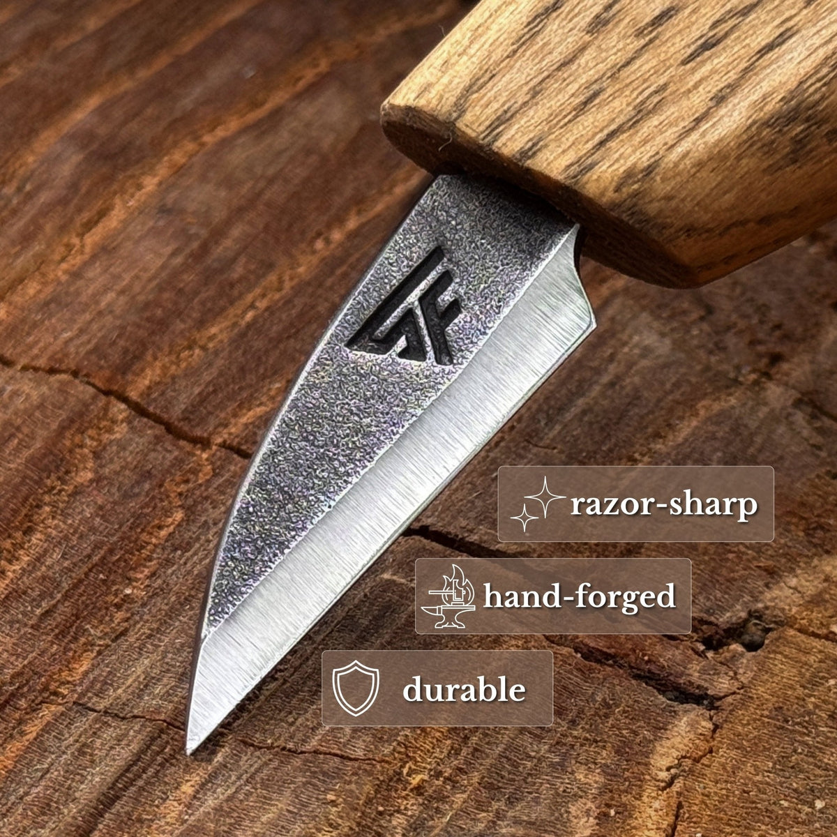 Small Whittling Carving Knife, 3.5 cm (1.38 inches)