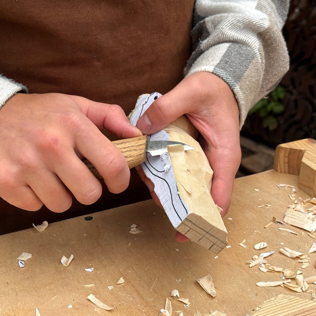 Small Whittling Carving Knife, 3.5 cm (1.38 inches)