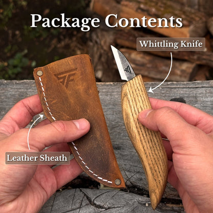 Small Whittling Carving Knife, 3.5 cm (1.38 inches)