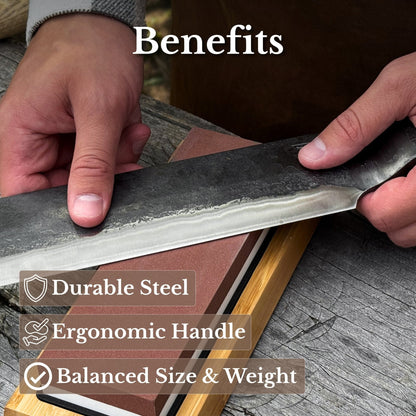 Splitting Froe with Wooden Mallet