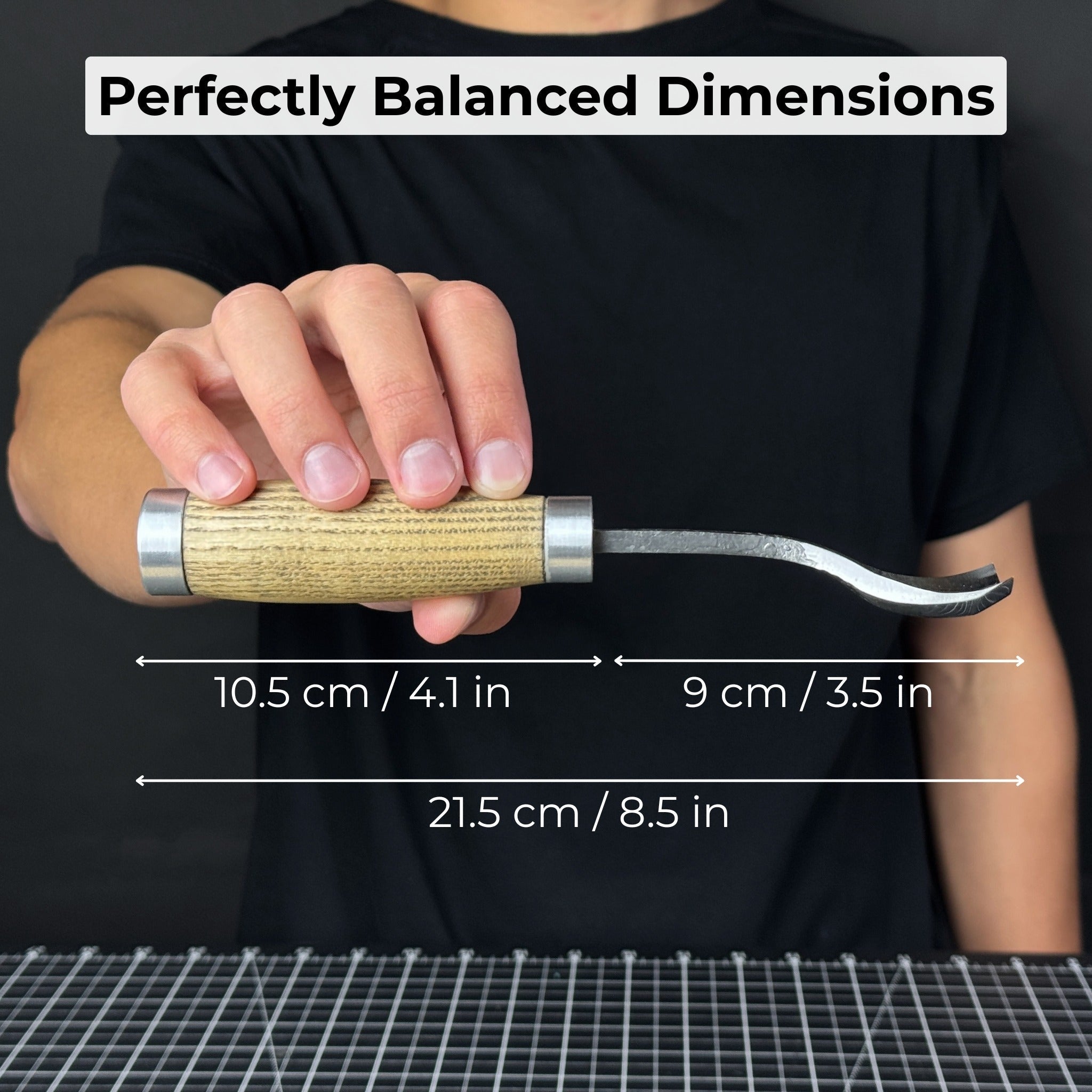 Spoon Bent Gouge, 20 - 45 mm (0.8 - 1.8 inches)