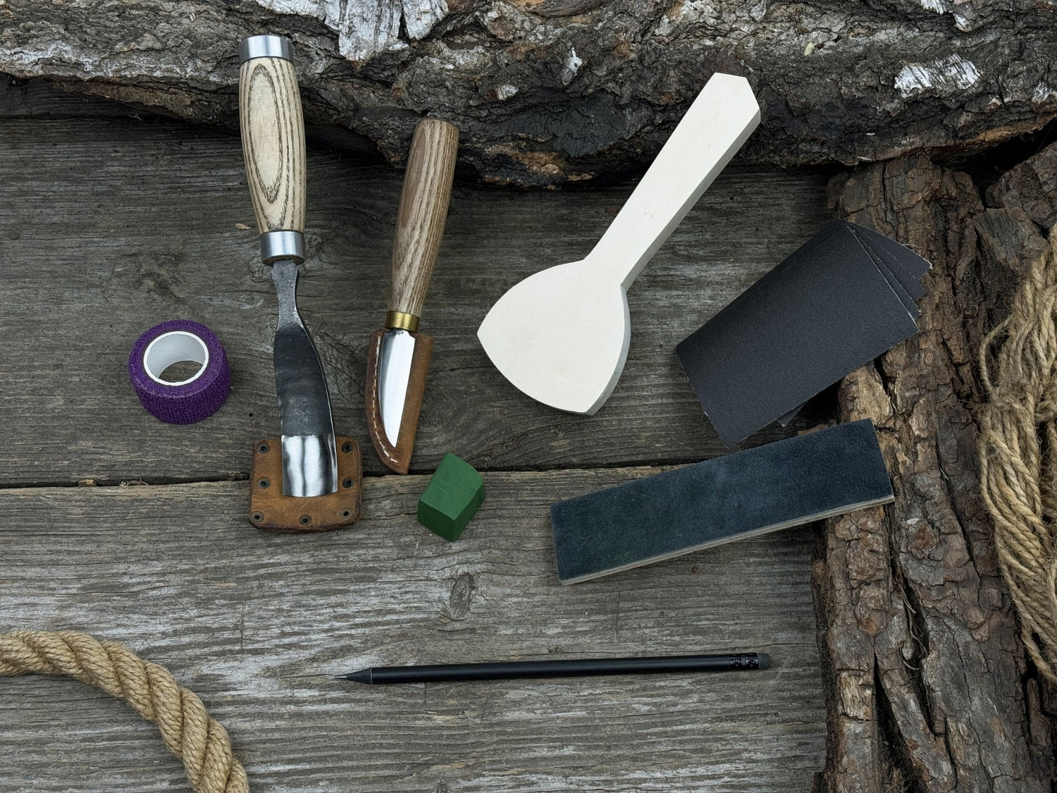 Spoon Carving Kit – All-in-One Whittling Starter Set for Beginners, Adults &amp; Kids