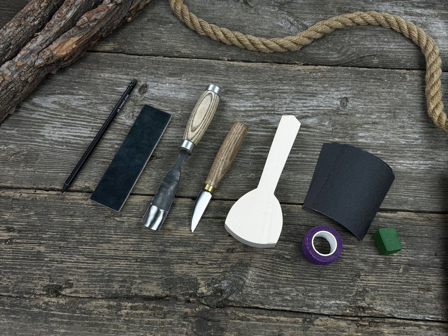 Spoon Carving Kit – All-in-One Whittling Starter Set for Beginners, Adults &amp; Kids
