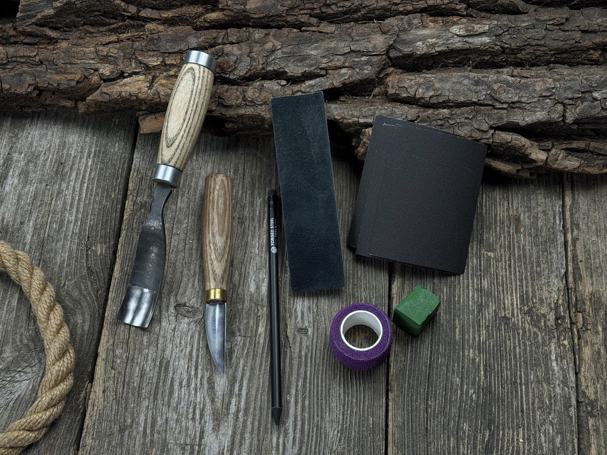 Spoon Carving Kit – DIY Wood Carving Set with Tools &amp; Spoon Blanks for Starters