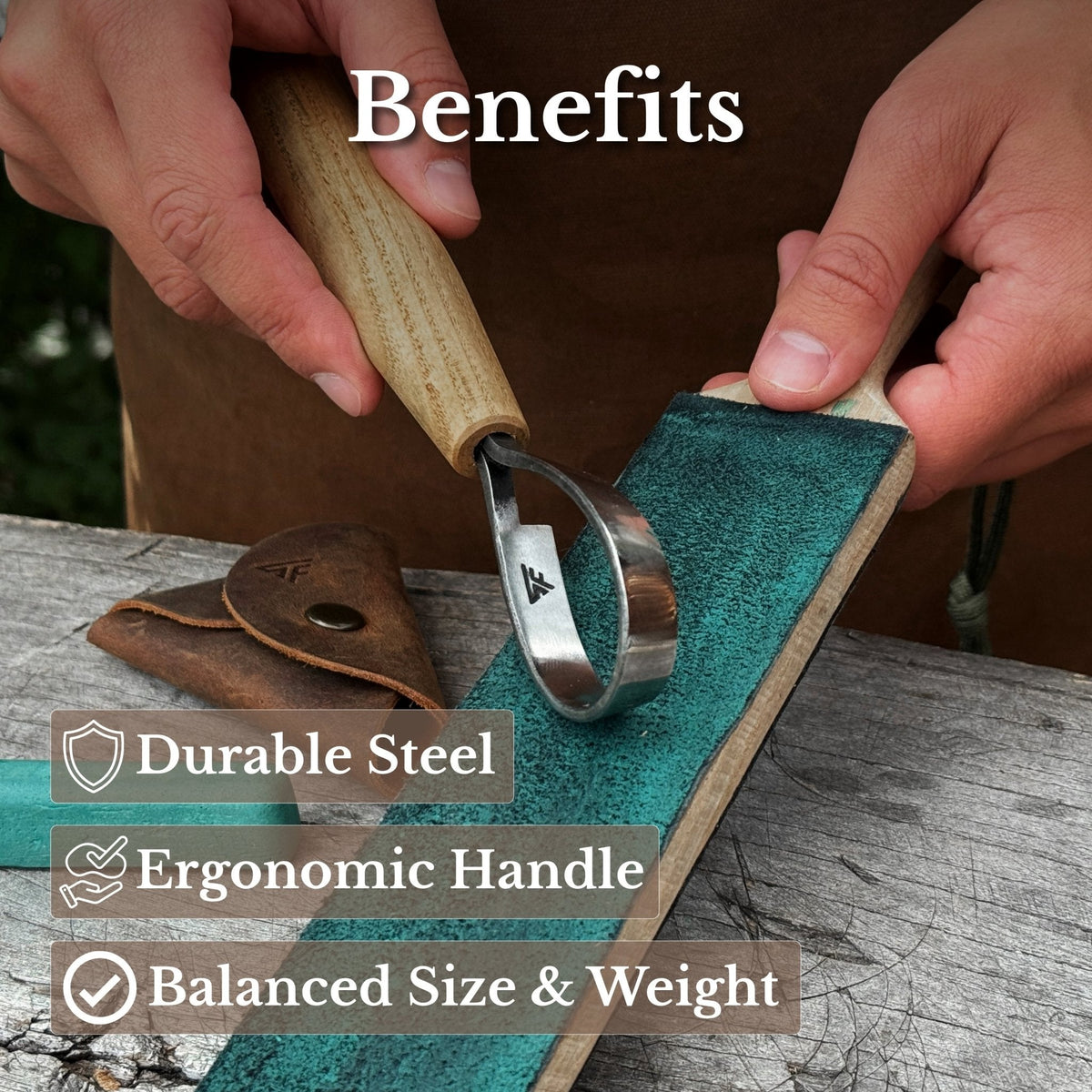Spoon Carving Scorp Knife, ⌀3.5 cm (1.4 inches)