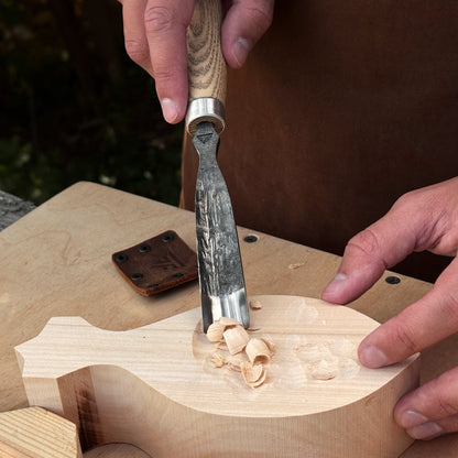 Straight Gouge (Rounded Chisel), 10 - 45 mm (0.4 - 1.8 inches)