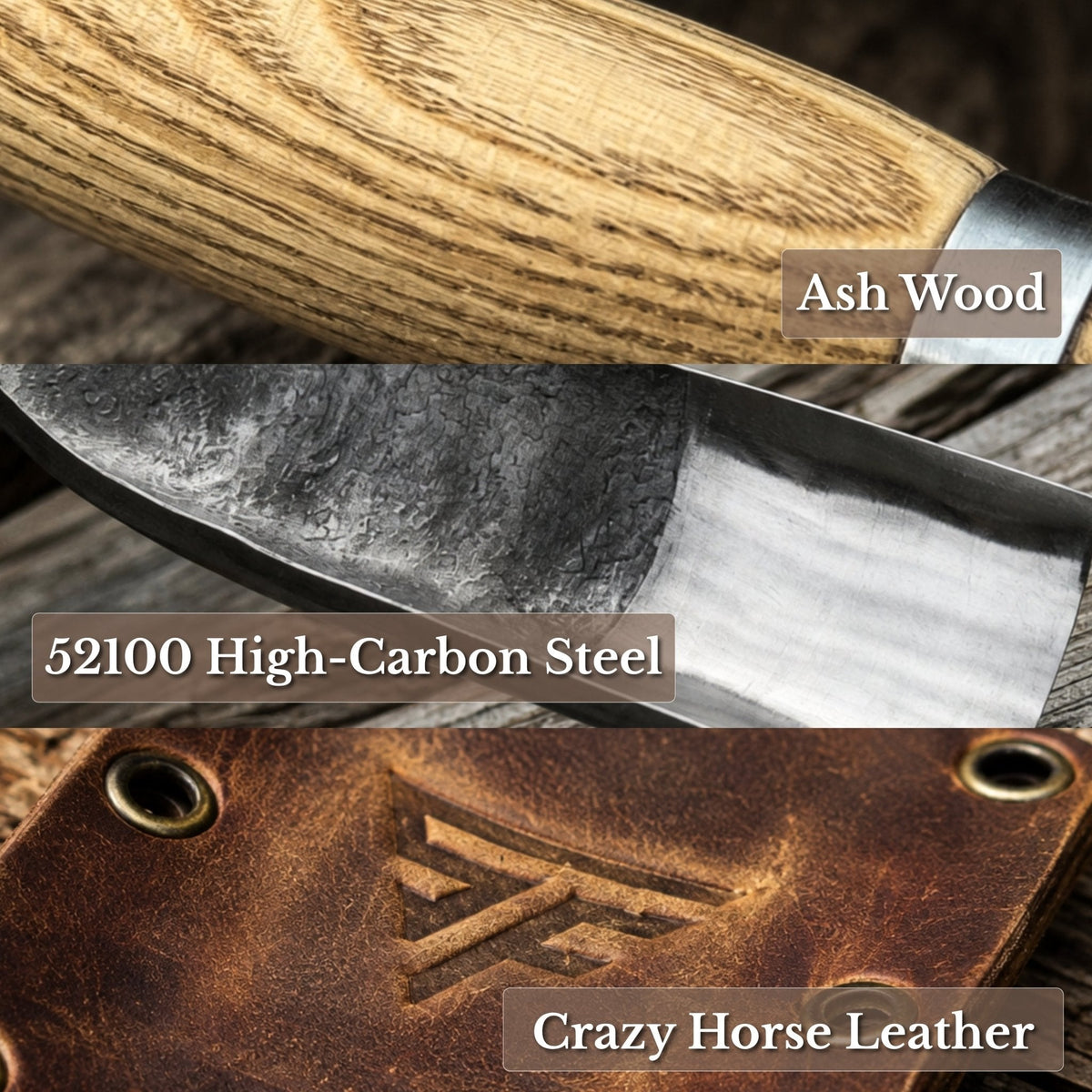 Straight Gouge (Rounded Chisel), 10 - 45 mm (0.4 - 1.8 inches)