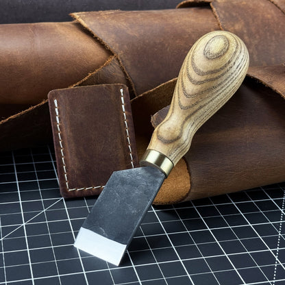 Straight Leather Skiving Knife, 3 cm (1.18 inches)