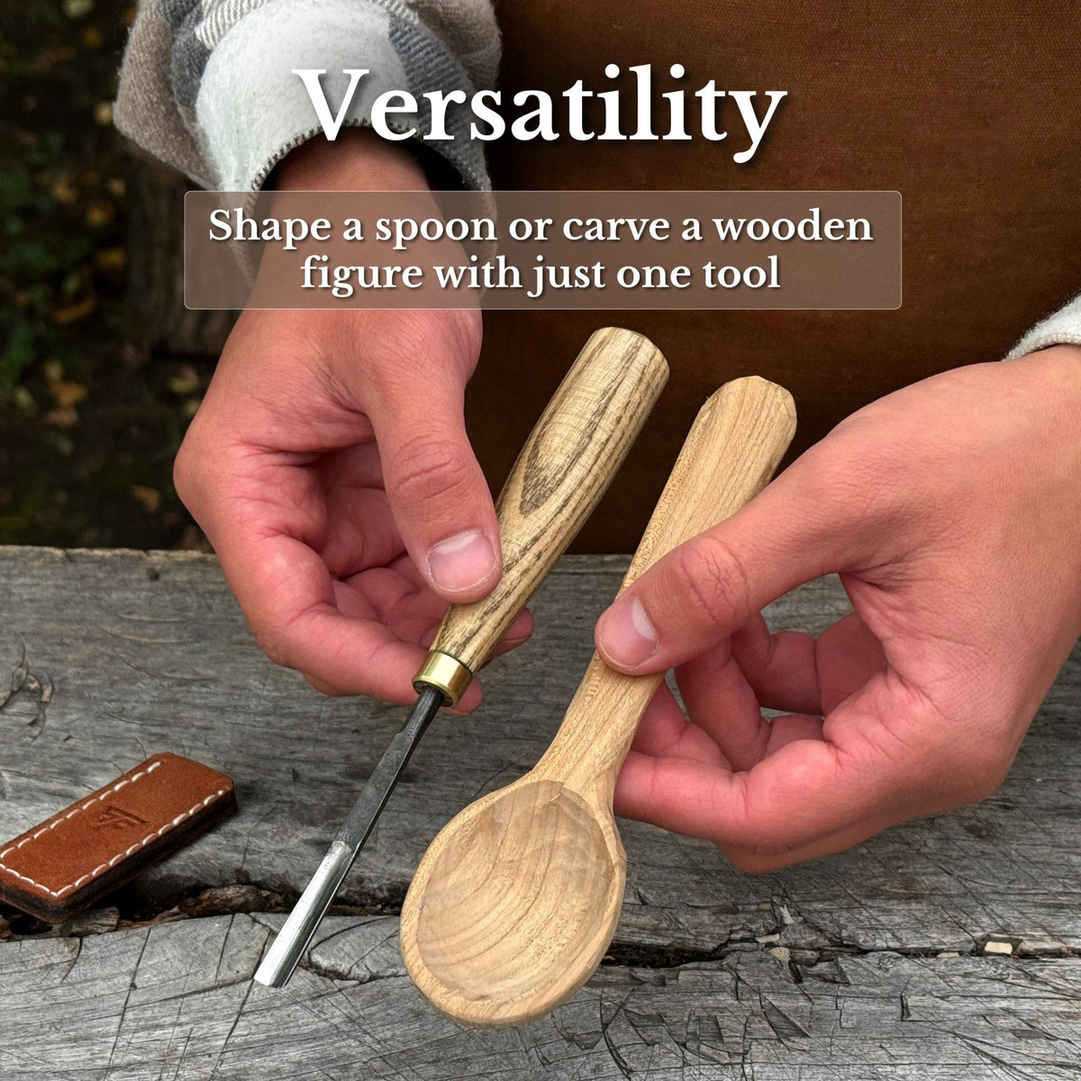 Straight Wood Carving Gouge, 5-12 mm / 0.20-0.47 in