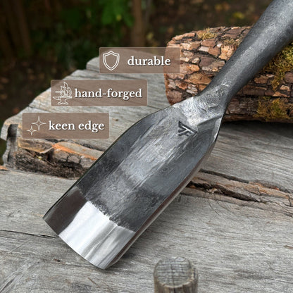 Timber Framing Rounded Chisel, 20 - 100 mm (0.8 - 3.9 inches)